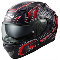 【在庫限り】 KAMUI-3 CIRCLE (カムイ3 サークル) フルフェイスヘルメット フラットブラックレッド