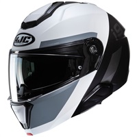 HJH271 i91 ビナ システムヘルメット BLACK/WHITE (MC5SF)