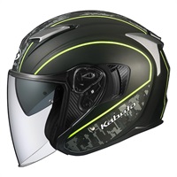 【在庫限り】 EXCEED DELIE (エクシード デリエ) オープンフェイスヘルメット フラットカモイエロー