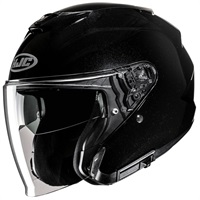 HJH273 i31 ソリッド オープンフェイスヘルメット METAL BLACK