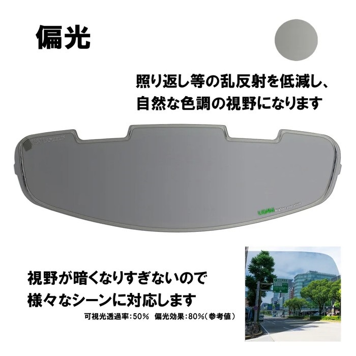 ULOOK 防曇フィルム Arai VAS-V MV用(偏光)
