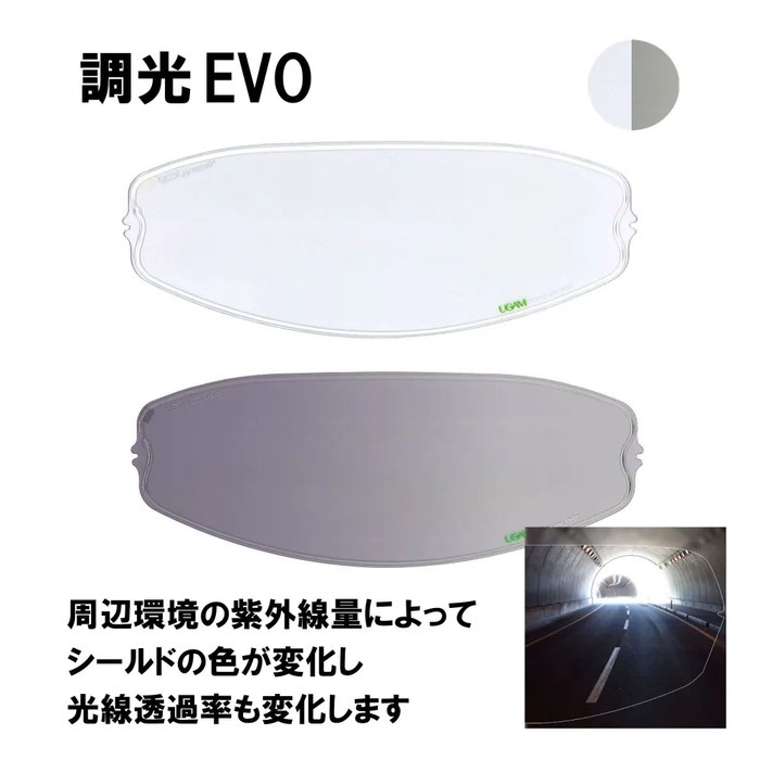 ULOOK 防曇フィルム SHOEI CPB-1用(調光)