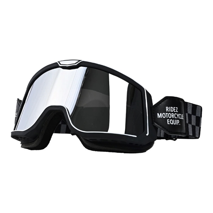 RSD-048 STRADA GOGGLE ヘルメット用ゴーグル(SILVER MIRROR)