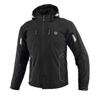 【在庫限り】 JK-1123 プロテクトハーフメッシュパーカ ゲンリ 【Black】