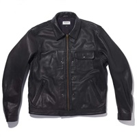 1664 RODEO LEATHER JACKET レザーシングルライダースジャケット ブラック
