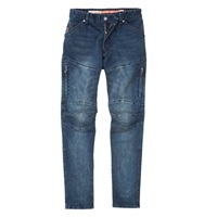 HYD804 HYOD HYOD COVEC BIKERS ZIP VENT INDIGO(aged-wash)