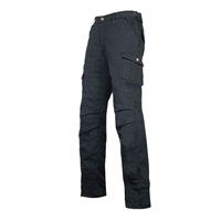RR7727LF HOTライディングカーゴストレッチコットンパンツルーズフィット ブラック