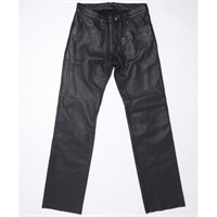 2282 PL PANTS-5P レザーパンツ ブラック