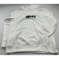 【在庫限り】【アウトレット】 EMBROIDERED LOGO HOODY ホワイト
