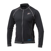 STU121C UNiON COOL RELAX RASH GUARD BLACK/GREY STITCH