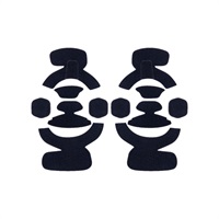 フレームパッドセット L＆R RK10　ブラック