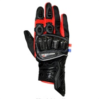 【在庫限り】 EG-S526 ソリドメッシュグローブ ブラック＆レッド