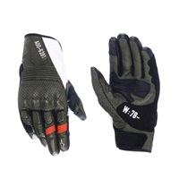 【在庫限り】AS-DSL KEI GLOVES レザーグローブ FOREST BLACK WHITE RED FLUO(6123)