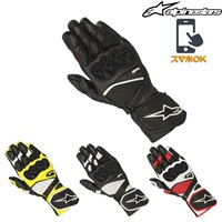 【在庫限り】SP-1 V2 LEATHER GLOVES  BLACK WHITE YELLOW FLUO (125)