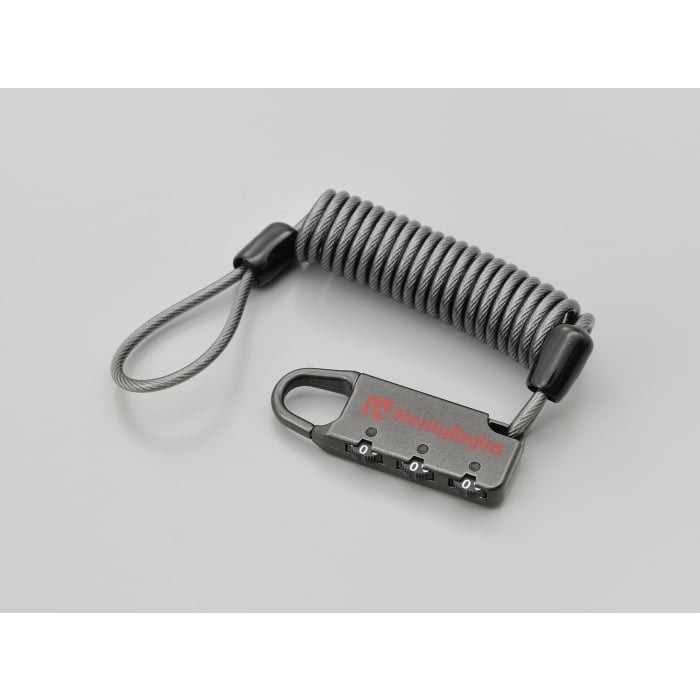 DLK120 / DLK120R コンパクトダイヤルロック カールコードタイプ(ガンメタ)