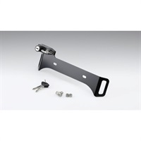 ヘルメットロック ブラック ナンバーサイドシングル 荷掛用フック付