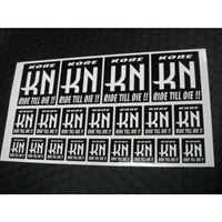 KN企画 ロゴステッカーセット【20枚入り】