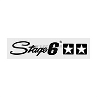 STAGE6【ステッカー】Stage6【140mm×27mm】