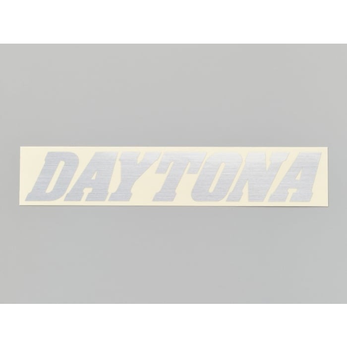 ＜DAYTONA＞ カットステッカー 抜き文字(ヘアラインシルバー)