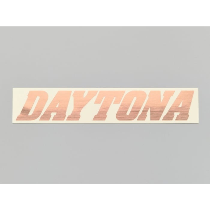 ＜DAYTONA＞ カットステッカー 抜き文字(ヘアラインカッパー)
