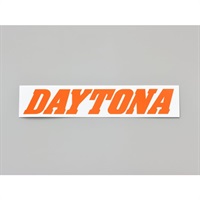 ＜DAYTONA＞ ステッカー 白/オレンジ（文字）