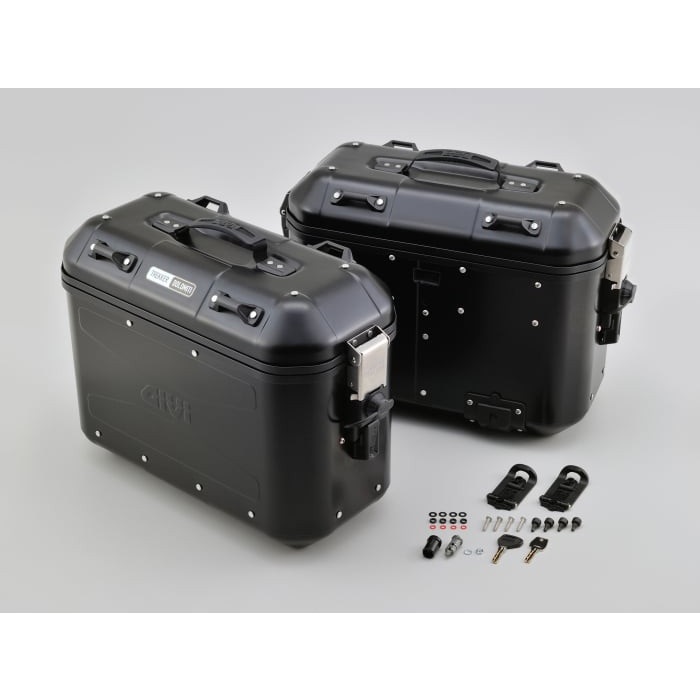 DLMK36A / DLMK36B PACK2 TREKKER DOLOMITI 36L（左右セット）サイドケース(ブラック)