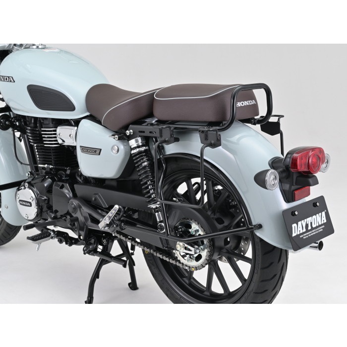 サドルバッグサポート (ベルトループ一体型) GB350C(左側専用 ヘルメットホルダー付き)