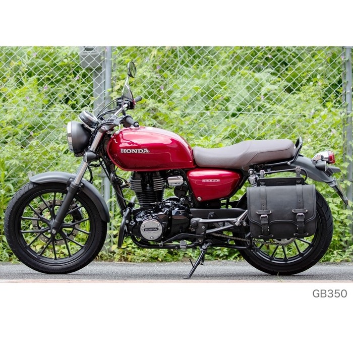 SB-102A レザーサドルバッグ(ブラック)