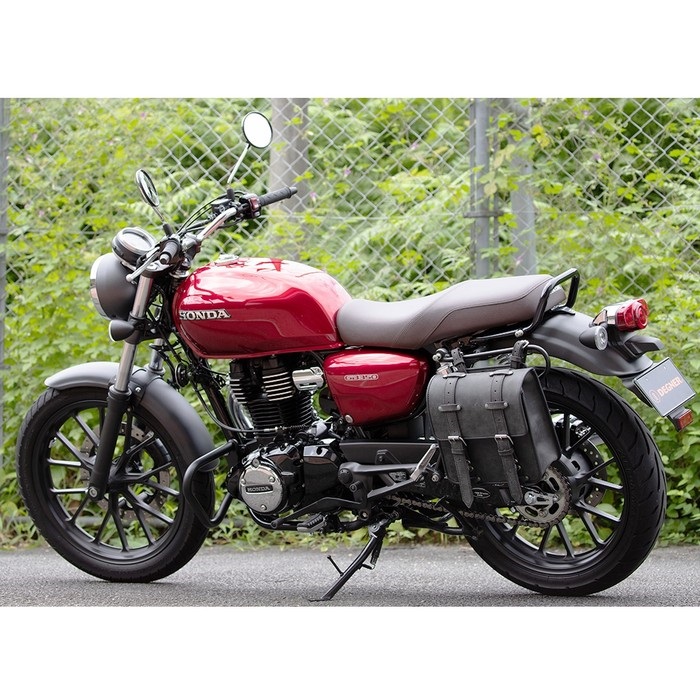 SB-101A レザーサドルバッグ(ブラック)