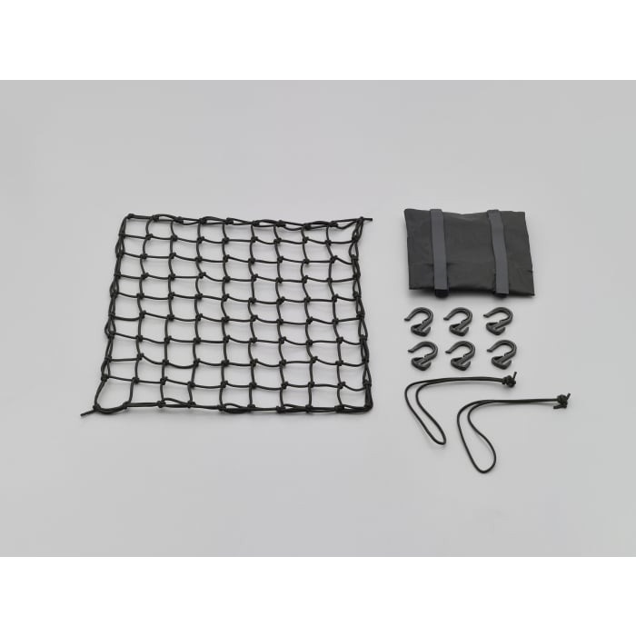 ポーチ付きネット＆フック Lサイズ(ブラック)