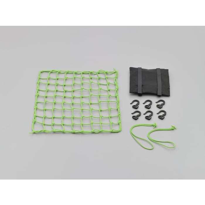 ポーチ付きネット＆フック Lサイズ(ライムグリーン)