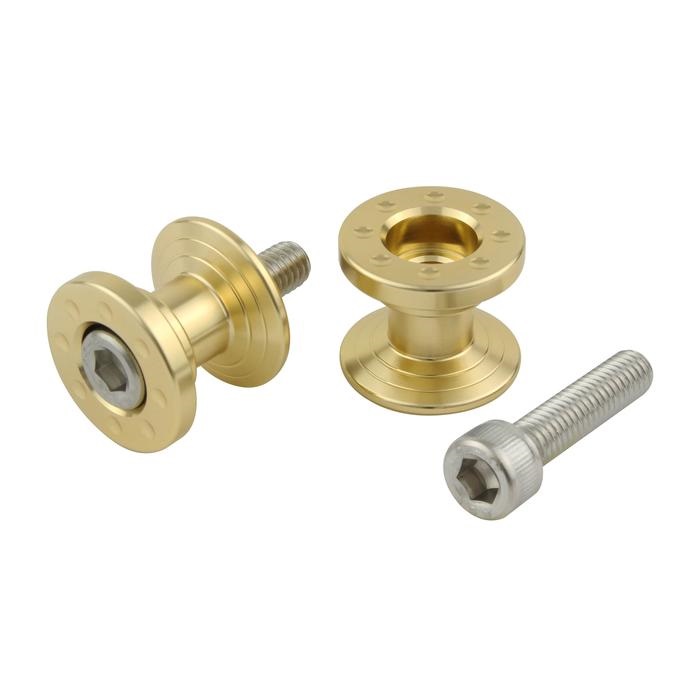 アルミツーリング荷掛けフック M6 ショート(シャンパンゴールド)