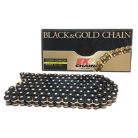 SRXシリーズ 525SRX2 シールチェーン ブラック&ゴールド【カシメジョイント (MLJ) 付属】