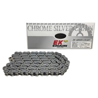 SRシリーズ 420SR ノンシールチェーン シルバー【クリップジョイント (SPJ)付属 】【強化タイプ】