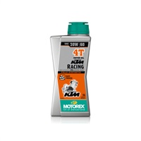 【在庫限り】  MOTOREX モトレックス 4サイクルエンジンオイル KTM RACING 4T【20W-60】 容量 1L (97788)