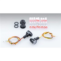 ウインカー＆テールランプ Nano3 ブレットスタイルコンビランプ アンバー/レッド 2個