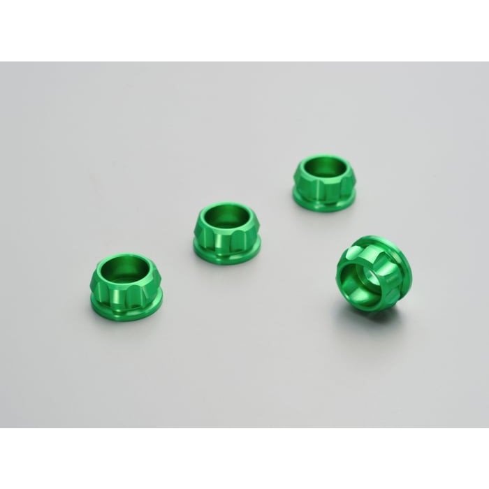 PREMIUM ZONE キャップボルトカラー M6 4個入り 汎用(ライムグリーン)