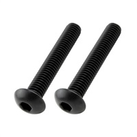 ボタンキャップボルト（ステンレス/ブラック）（2本入）M5X30mm（P-0.8）