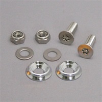 SUSナンバープレート固定用トルクステーパーボルト＆ナットセット