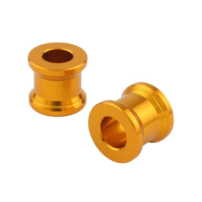 アルミカラースプールタイプ 内径M8 厚さT=15mm（2個入り）(ゴールド)