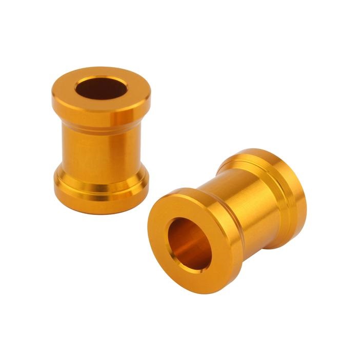 アルミカラースプールタイプ 内径M8 厚さT=20mm（2個入り）(ゴールド)