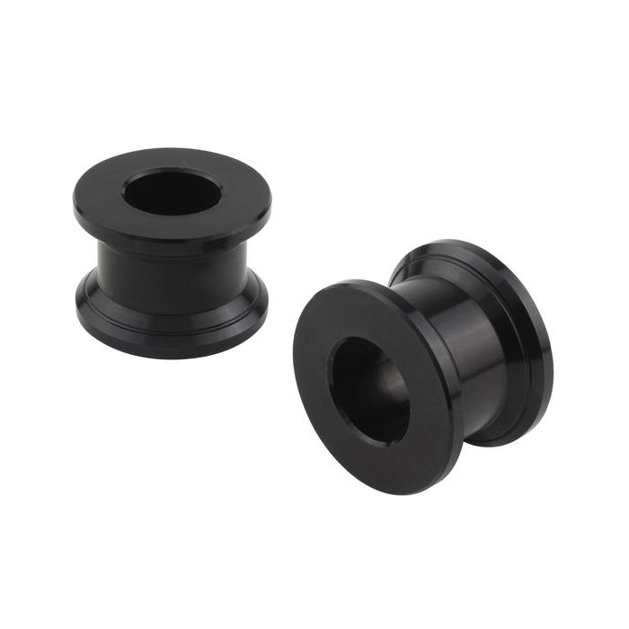 アルミカラースプールタイプ 内径M10 厚さT=15mm（2個入り）(ブラック)