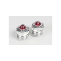 フロントフォークトップボルト(シルバー/レッド) グロム(JC61/JC75/JC92) / モンキー125(JB02/JB03/JB05) /ダックス125(JB04/JB06)