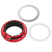 リヤショックプリロードアジャスター スプリングシート交換タイプ レッド（SHOWA 50A）KX250F 06-18