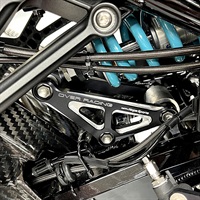 OVER Racing × Naps Sports リンクプレート マットBK/エッジング加工 Z900RS  ’18-’25