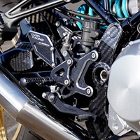 OVER Racing × Naps Sports バックステップ 4ポジション マットBK/エッジング加工 Z900RS  ’18-’25