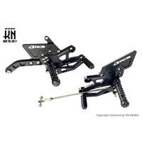 RCB アルミバックステップ【YZF-R125/R15/MT125】S2-V2シリーズ【ブラック】