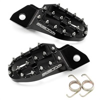 アルミフットペグ ブラック セロー250/トリッカー