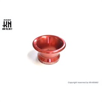 アルミビレットファンネル【汎用】レッド【取付内径46mm/高さ45mm】NHRC