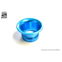 アルミビレットファンネル【汎用】ブルー【取付内径40mm/高さ37mm】